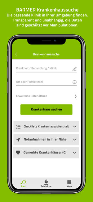 BARMER Krankenhaussuche-App(圖2)-速報App