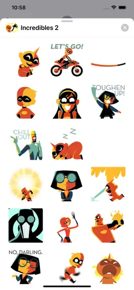 Game screenshot Pixar Stickers: Incredibles 2 hack