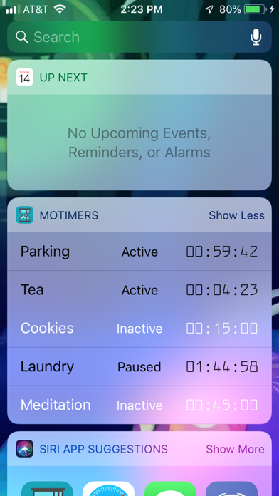 MoTimers screenshot 4