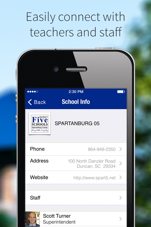 Spartanburg District 5 Schools screenshot 2