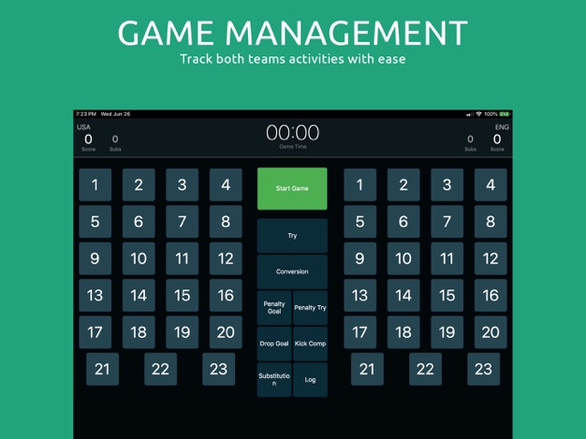 SmartStat Rugby Technical Zone