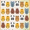 In the game, the player's task is to connect three or more identical animal heads within a limited time, crush them, and obtain points