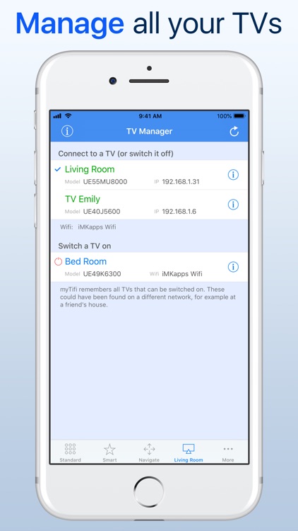 myTifi remote for Samsung TV screenshot-3