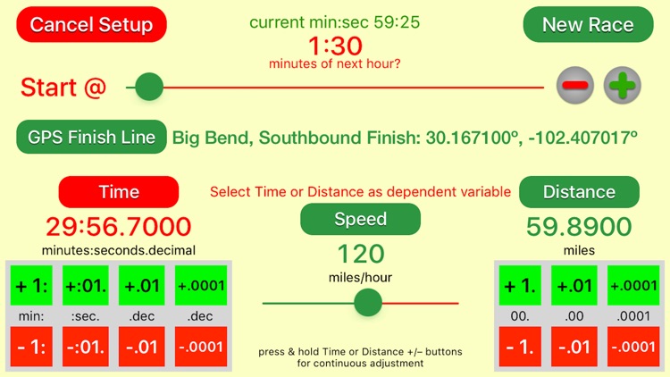 Open Road Race Timer