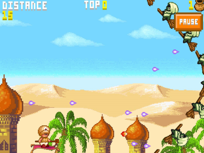 Flying Carpet Shooting