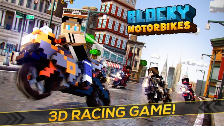 Blocky Motorbikes: Racing GP