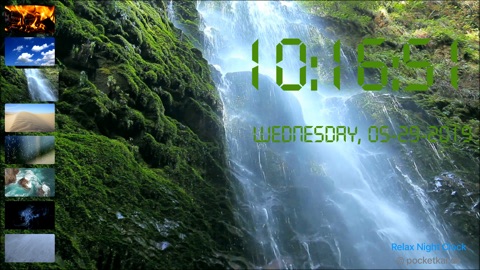 Screenshot #3 for Relax Night Clock for TV