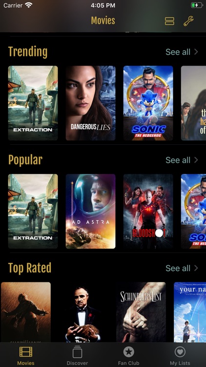 Premium Movie Selections