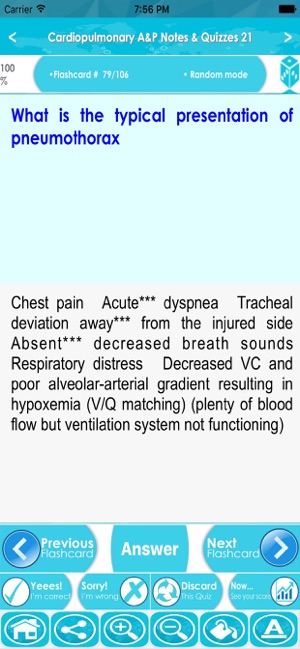 Cardiopulmonary A&P Exam Prep(圖4)-速報App