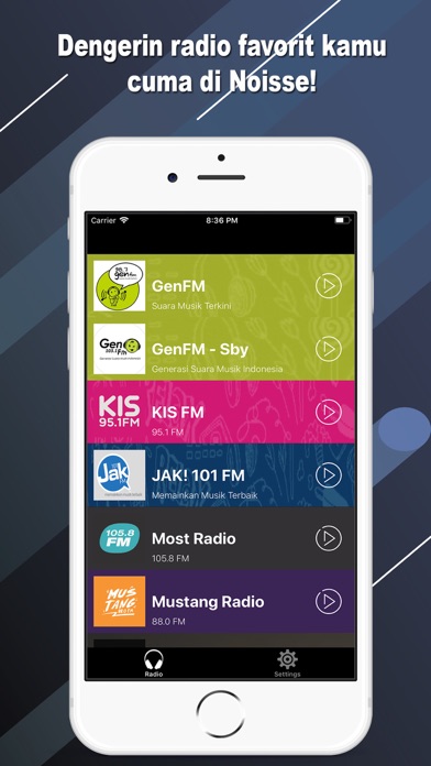 NOISSE - Music Radio App screenshot 3