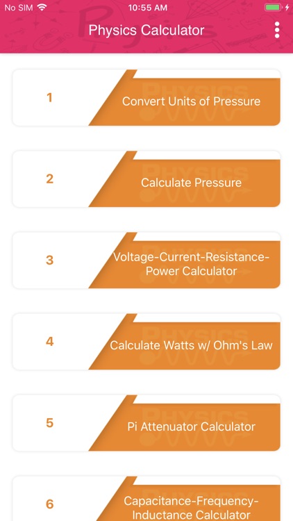 Physics study calc