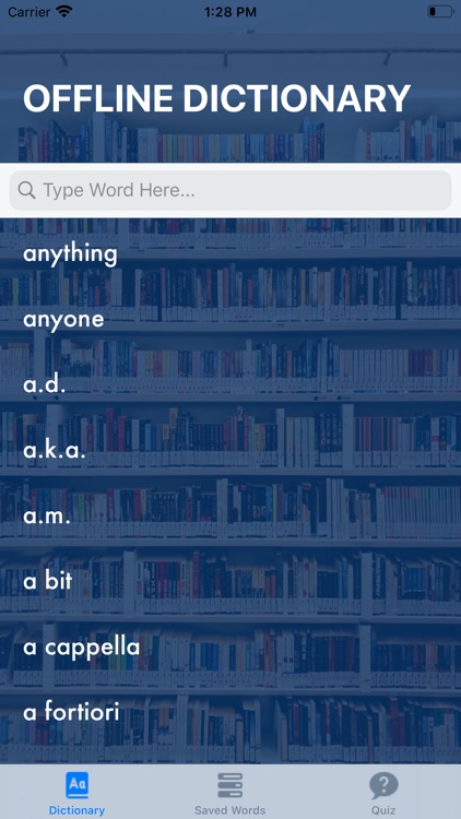 Offline Dictionary-Quiz