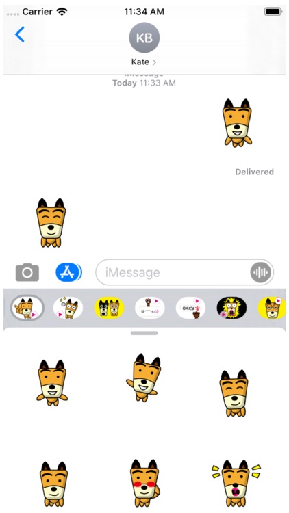 TF-Dog Animation 5 Stickers screenshot-0