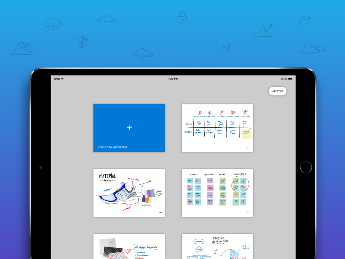 Microsoft Whiteboard App voor iPhone, iPad en iPod touch AppWereld