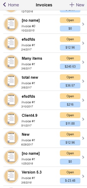 Invoices & Estimates