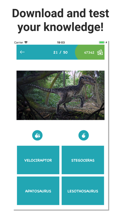 Dinosaurs - Dino Quiz Games screenshot 3