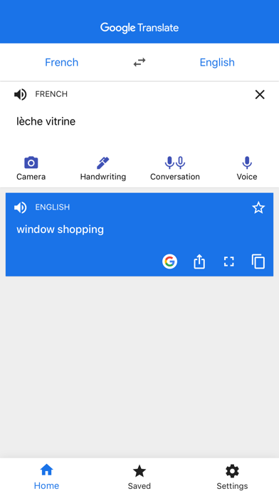 Google Translate Screenshot 4
