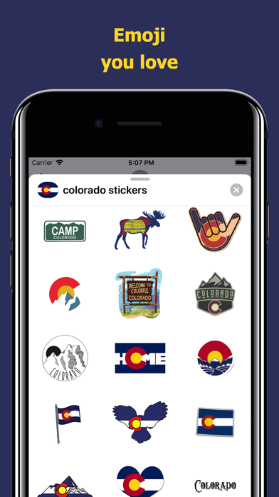 Colorado emoji - USA stickers screenshot 2