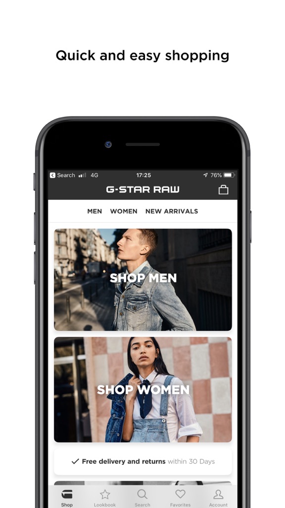 【图】G-Star RAW – Official app(截图1) 【图】G-Star RAW – Official app(截图1)