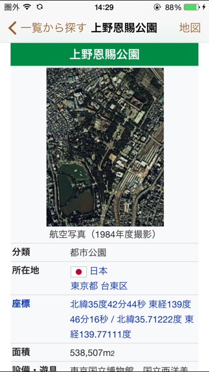 Tokyo Parkpedia