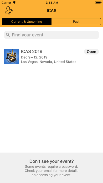 ICAS Convention screenshot 2