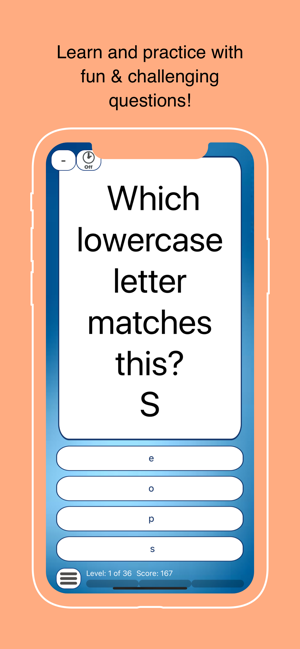 Alphabet Learning Letters Quiz