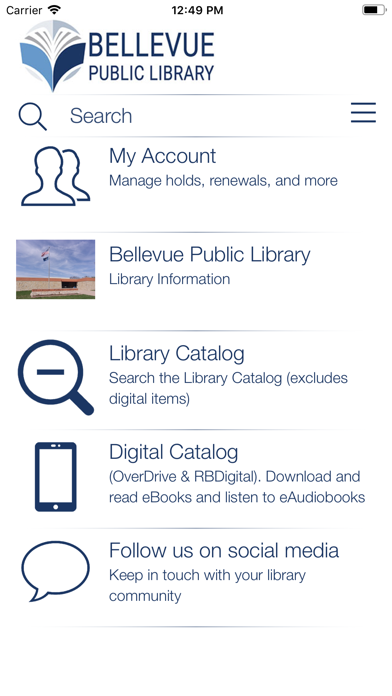 How to cancel & delete Bellevue Public Library from iphone & ipad 1