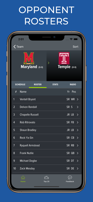 Maryland Football Schedules(圖8)-速報App