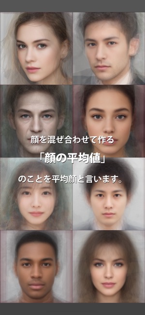 平均顔合成ツール Average Face Pro をapp Storeで