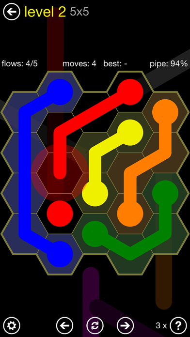 Flow Free: Hexes Screenshot 1