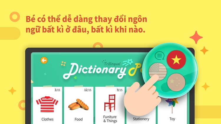 Dictionary Pop: 3 Ngôn ngữ screenshot-3