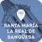 A handy guide and an audio app of the church of Santa María la Real in Sangüesa (Navarra, Spain) in a one device, your own phone