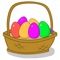 Move the baskets to collect the eggs in the basket, while you have to sort the eggs by their color