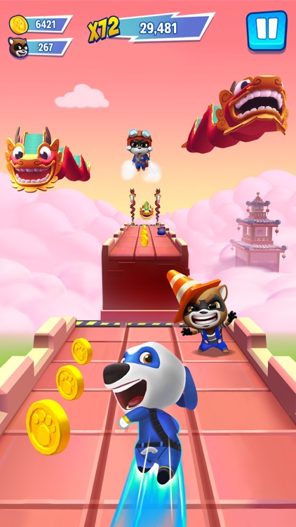 Talking Tom Hero Dash Run Game screenshot-4