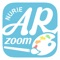 NURIE AR ZOOMはあなたが塗った塗り絵をスマートフォンでかざすと3Dで動くアプリです。