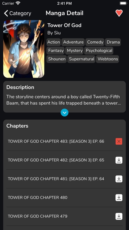 Manga Reader - Offline Reader screenshot-3