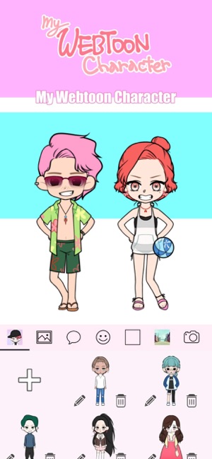 My Webtoon Character - K-pop