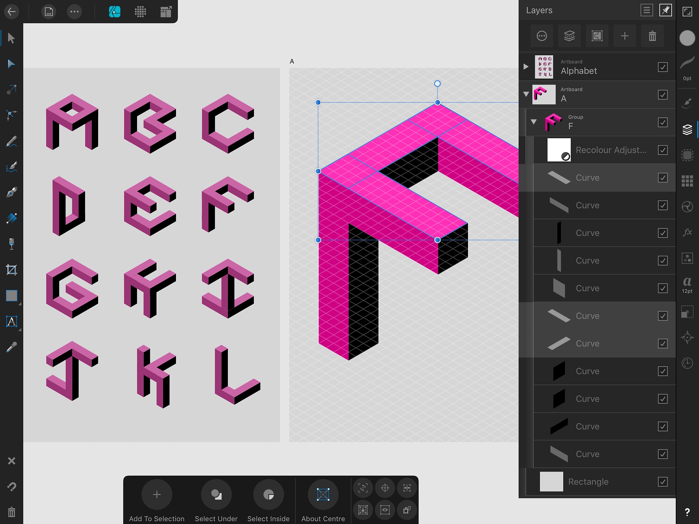 Screenshot do app Affinity Designer