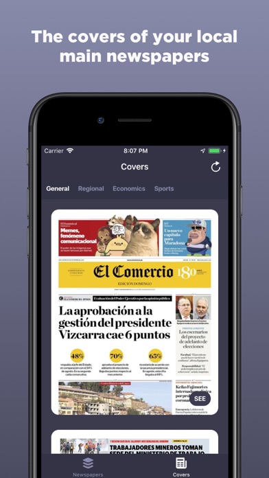 Periódicos Peruanos screenshot 4