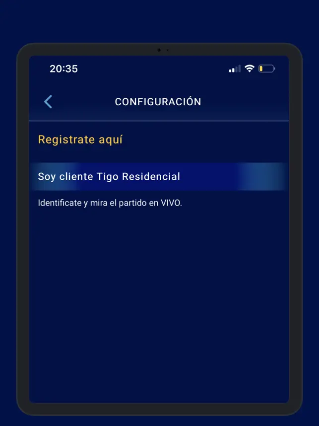 Captura de Pantalla 5 Tigo Sports Costa Rica iphone