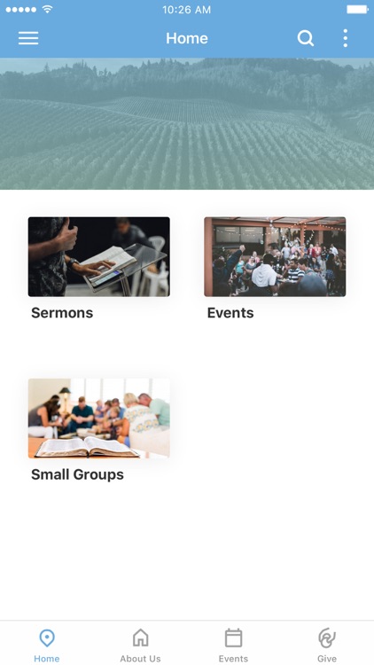 University Vineyard Church App