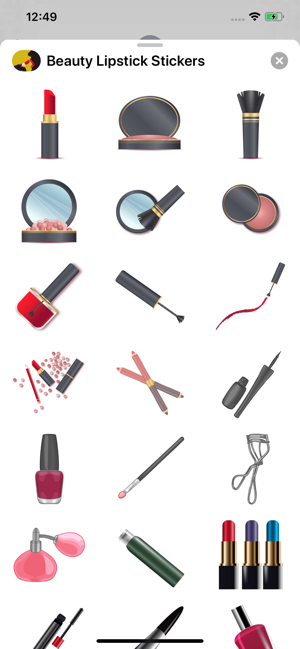 Beauty Lipstick Stickers(圖2)-速報App