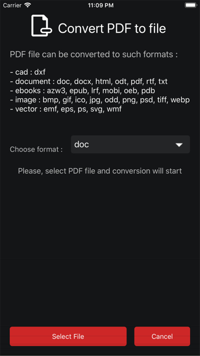 PDF Conversion Tool screenshot1