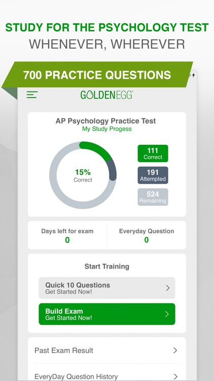 AP Psychology Practice Test