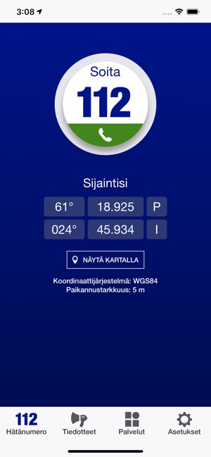 112 Suomi on the App Store