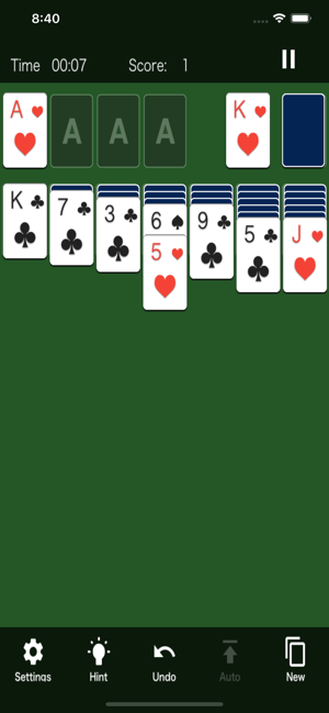 Klondike Solitaire(Card Game)