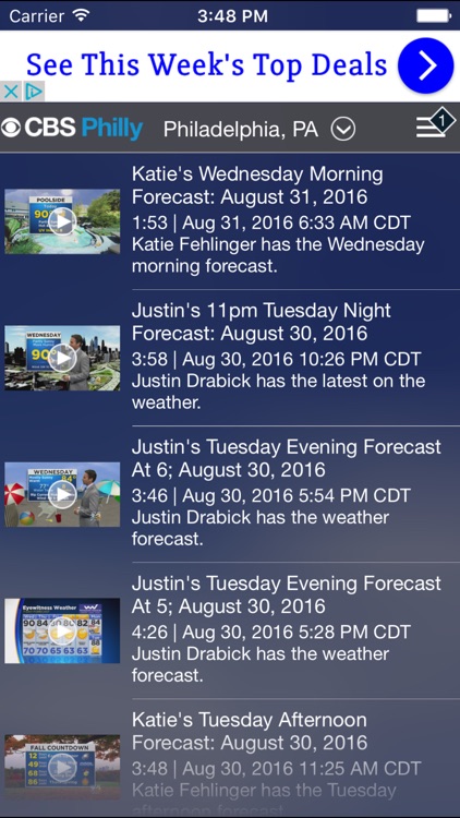 CBS Philly Weather screenshot-3