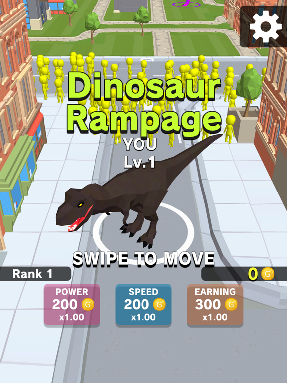 Dinosaur Rampage на iPad