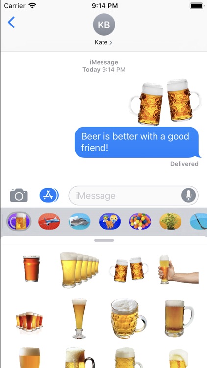 Beer-Emojis Stickers