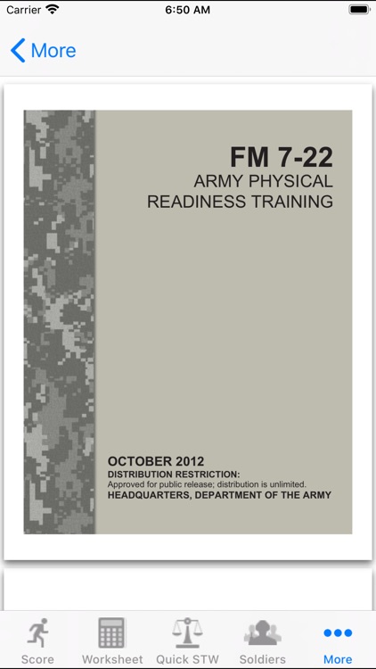 Army Fitness APFT Calculator screenshot-3